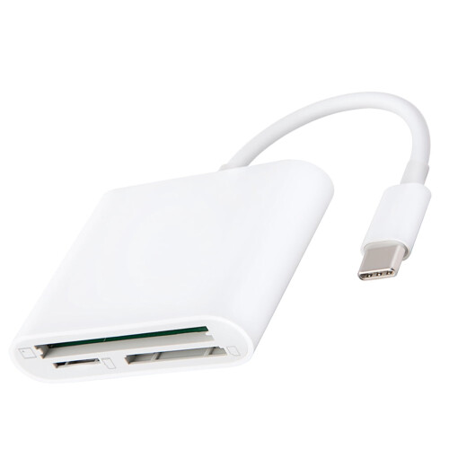Προσαρμογέας ανάγνωσης καρτών μνήμης USB-C, USB3.0, λευκό
