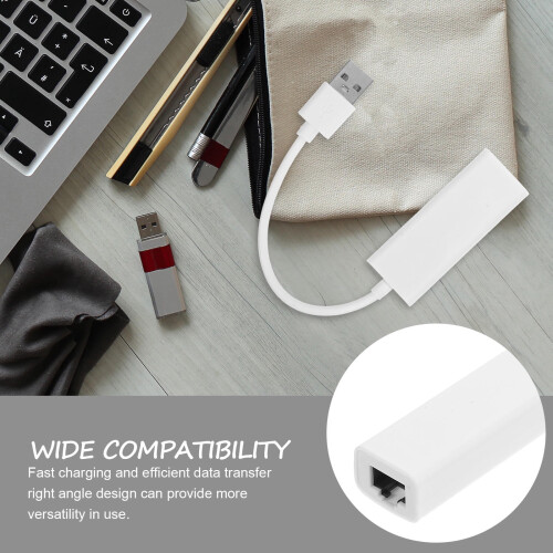 USB-A naar Ethernet-adapter 1000 Mbps wit 1