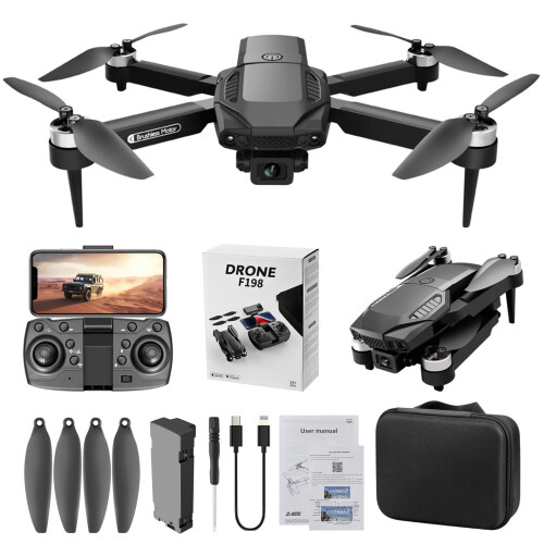 Drone Fankiway com motor brushless e câmera 1080P 1