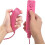 Mando a distancia Wii con Motion Plus rosa 5