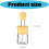 Dishwasher Safe Silicone Basting Brush With Attached Oil-Yellow 4