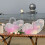 Roze vlinderpatroon taartdozen 5-pack plastic feestartikelen-A 4