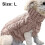 Gestrickter Hunde-Rollkragenpullover mit Pailletten 2