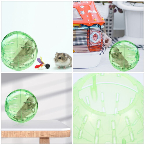 Lysegrøn hamstertræningsbold 12 cm ABS 1