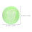 Compact Lightweight Hamster Running Ball Light Green Safe ABS Material for Pets 5