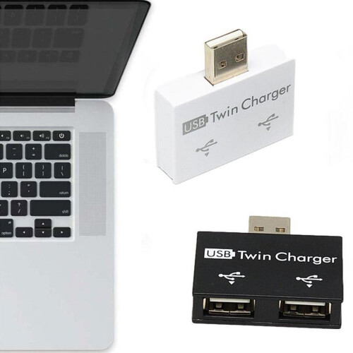 Adaptador divisor USB 2.0 macho a dos hembras 1