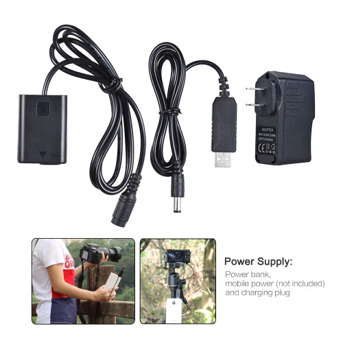 Andoer NP-FW50Ψευδομπαταρία με καλώδιο USB 5V3A 1