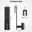 Set Of 2 Modern Black Shower Hook Rustproof Designs For Wet 3
