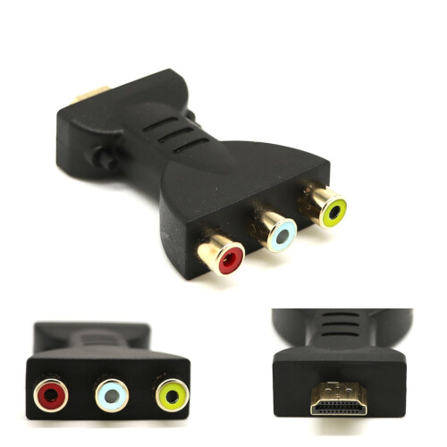 Kullattu HDMI-RGB-RCA-sovitin