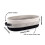 Panier de rangement ovale élégant en corde de coton, avec-2 4