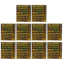 10 Selbstklebende Goldene Briefkasten Und PVC