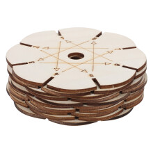 10Stk Holz Flechtplatte Braiding Board Für Armbänder DIY Khaki