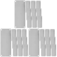 30Stk Blanko Schild Metall Türschild DIY Namensschild