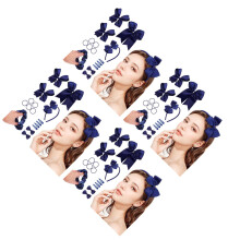 4Sets Haaraccessoires Set Für Mit Navy Bunten Haarschleifen