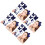 4Sets Haaraccessoires Set Für Mit Navy Bunten Haarschleifen 1