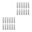 50Pcs Stainless Steel Rectangle Blank Tags for Engraving Craft Silver 1