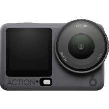 Caméra sport - DJI - Osmo Action 6 Adventure Combo - Capteur 1/1,1" - Autonomie 4 h - Stockage 50 Go - Étanche - Accessoires inclus