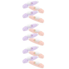 12Pcs Adhesive Correction Tapes PP Portable for Office Assorted Colors