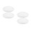 4Pcs White Flush Mount Light Covers with Design 1