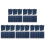 50Pcs Dark Blue Paper Diploma Holders Certificate Protectors 1