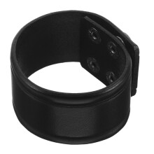 Bracelet En Cuir Noir Style Punk Retro