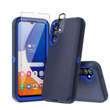 Capa Xhy Galaxy A15 5G, blindagem resistente a impactos de nível militar, cor preta.
