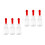 6Pcs Clear Glass Dropping Bottles Compact Refillable Perfume Bottles 1