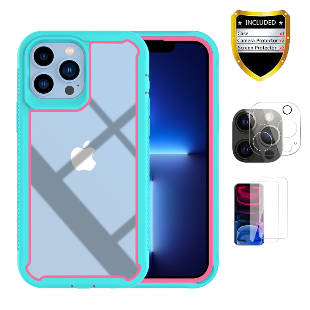 Xihaiying Iphone 13 Pro Clear Pc Case With Screen And Lens 9065194752938