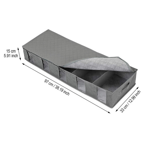 Opbergbox met handvat voor onder het bed – extra groot 2