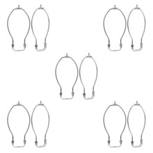 10Pcs Silver Lamp Shade Adapter with Complete Bracket and Harp Parts