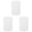 3Pcs White Glass Lamp Shade Covers for Modern Decorative Lighting 1