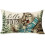 Capa de almofada lombar Winter Cat, 30x50cm, algodão e linho. 1