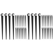 100Pcs ABS Plastic Drip Irrigation Stakes Garden Tubing Hose Holders