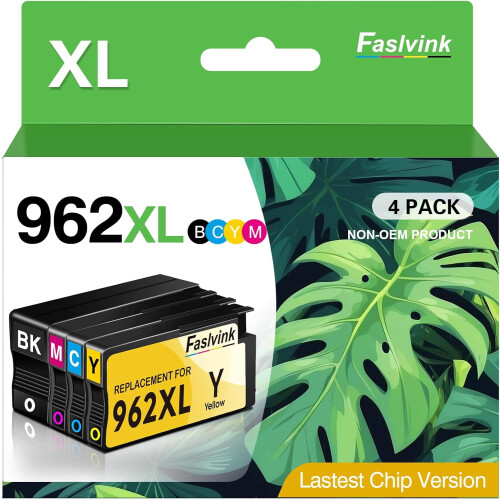 962XL ink cartridges high yield4-pack for OfficeJet Pro