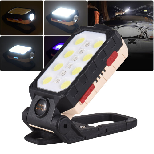 COB LED-arbeidslys, 180 svingbar, 4 moduser, IPX6