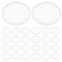 100Stk Transparente Schutzdeckel Aus Pe Für Geöffnete Getränkedosen