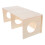 Bois Multi-Chambres Pour Rongeurs Beige Naturel 1
