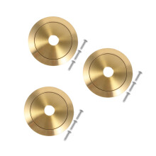 3Sets Metal Shade Fixing Rings Golden Lamp Cover Mounting Accessories