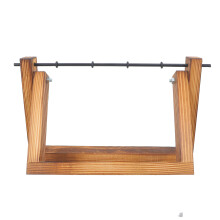 Wooden Hydroponic Glass Vase Holder Home Plant Propagation
