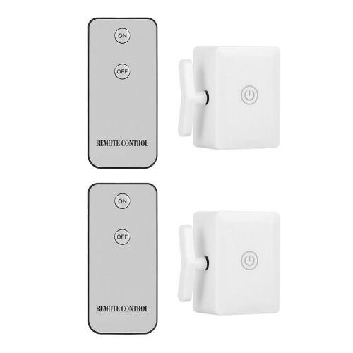 Bouton-poussoir à distance pour interrupteurs d'éclairage, blanc
