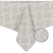 Éadach Boird Dronuilleogach Gorm le Stríoca Geoiméadracha 152x213cm