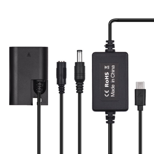 PD USB-C DR-E6 dummybatterij voor Canon EOS5D/60D/70D/80D