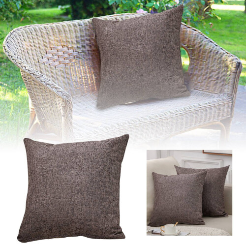 Capas de almofada de chenille 45x45cm (pacote com 2)