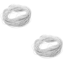 Corde Élastique Blanche Multiusage Pour Lacets Manchette