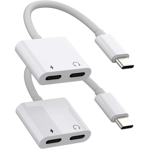 Adattatore audio e di ricarica USB-C con DAC