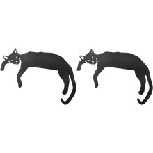 Decoração para porta de gato – Moldura de acrílico reversível
