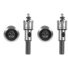 2Ensembles Œilleton Argenté En Acier Inoxydable Porte