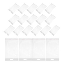 100Pcs Plastic Jewelry Packaging Bags with Hanging Hole for Necklaces