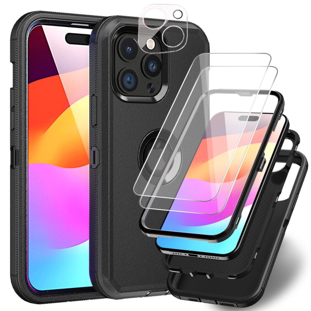 Xhy Iphone 15 Case With Screen And Lens Protectors 9450273222912