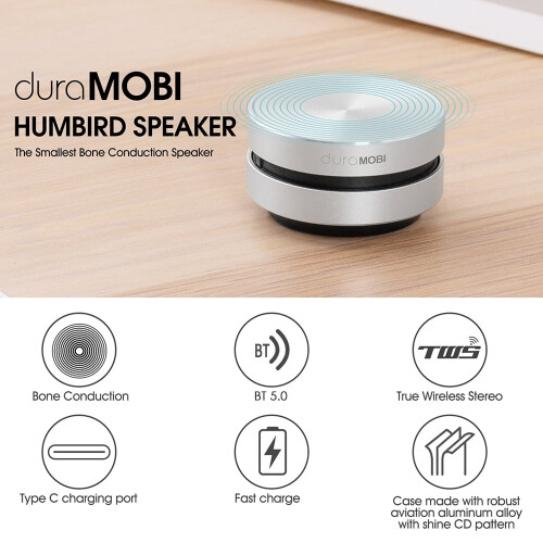 Bluetooth-Lautsprecher mit Knochenleitung – Kompakt, 115 dB, 6 Std.